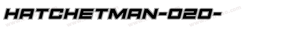 HatchetMan-O2o字体转换