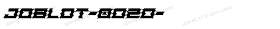 Joblot-0O2o字体转换