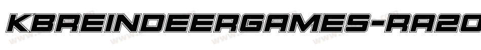 Kbreindeergames-ra2O字体转换 Kbreindeergames-ra2O字体转换