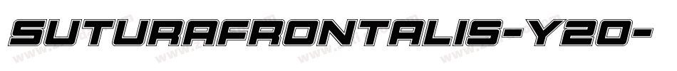 SuturaFrontalis-Y2O字体转换