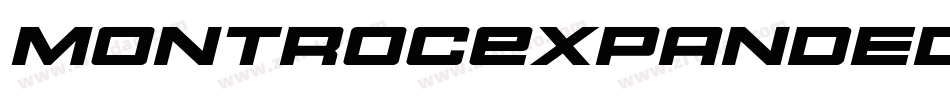 MontrocExpandedItalic-m9L2字体转换