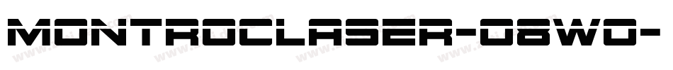 MontrocLaser-o8wo字体转换