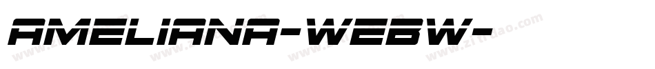 Ameliana-weBw字体转换