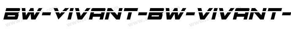 Bw-Vivant-bw-vivant-black字体转换