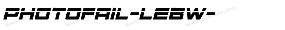 Photofail-leBw字体转换