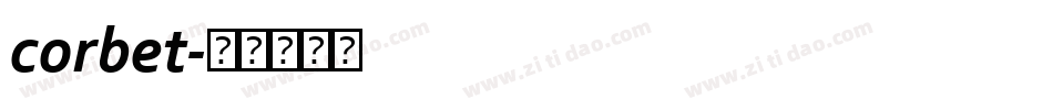 corbet字体转换