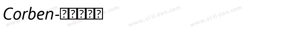Corben字体转换