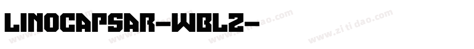 Linocapsar-wBlZ字体转换