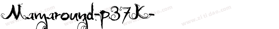 Mamaround-p37K字体转换