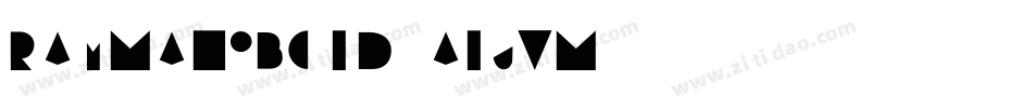 Rayman2Bold-ALJVm字体转换