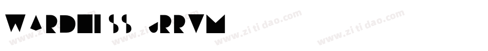 Wardness-JRRVm字体转换