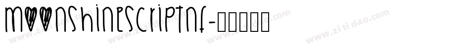 MoonshineScriptNF字体转换