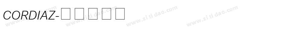 CORDIAZ字体转换