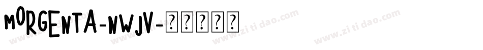 Morgenta-nwJV字体转换