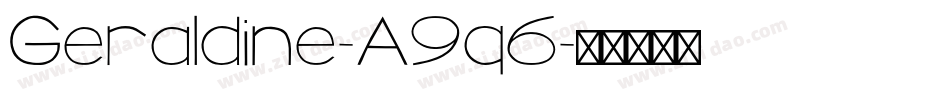 Geraldine-A9q6字体转换