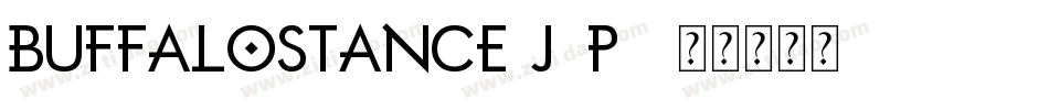 Buffalostance-J8p7字体转换