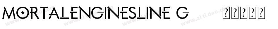 MortalEnginesLine-g176字体转换
