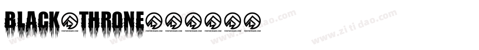 Black_Throne字体转换