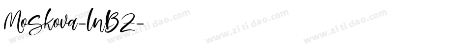 Moskova-lnBZ字体转换