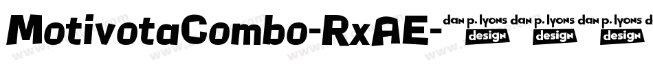 MotivotaCombo-RxAE字体转换