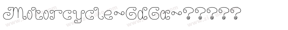Motorcycle-GdGa字体转换
