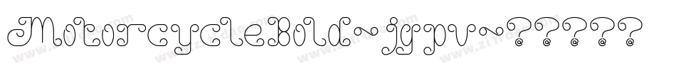 MotorcycleBold-jgpv字体转换