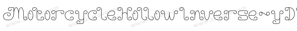MotorcycleHollowInverse-yD85字体转换