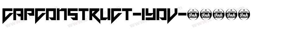 Capconstruct-1Y0v字体转换 Capconstruct-1Y0v字体转换