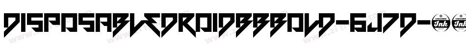 DisposabledroidbbBold-6j7D字体转换