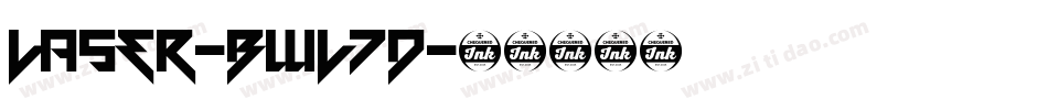 Laser-BWL7d字体转换 Laser-BWL7d字体转换