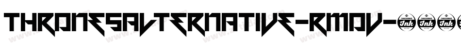 Thronesalternative-RM0V字体转换 Thronesalternative-RM0V字体转换