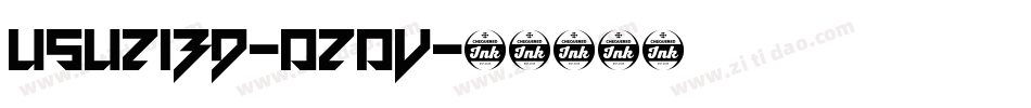 Usuzi3D-oz0V字体转换