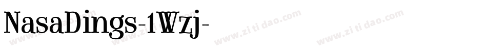 NasaDings-1Wzj字体转换