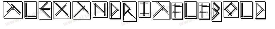 AlexandriaflfBold-BW0l字体转换