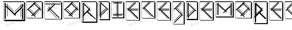 MotorpiecesdemoRegular-g0l4字体转换 MotorpiecesdemoRegular-g0l4字体转换
