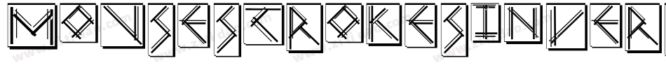 Mousestrokesinverseshadow-2W0l字体转换