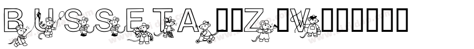 Busseta-1Z5v字体转换