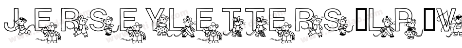 Jerseyletters-lP5V字体转换