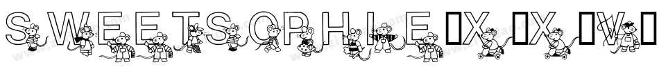 SweetSophie-x3x5V字体转换