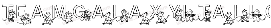 TeamGalaxyItalic-8MZ2J字体转换