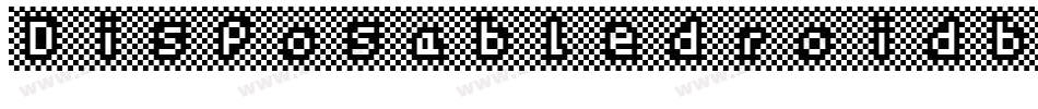 DisposabledroidbbBolditalic-96PL字体转换