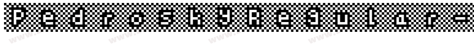 PedroskyRegular-7yPl字体转换