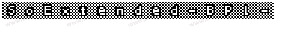 SoExtended-BPl字体转换