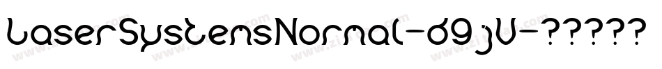 LaserSystemsNormal-d9jV字体转换