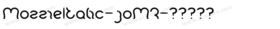 MozzieItalic-joM7字体转换