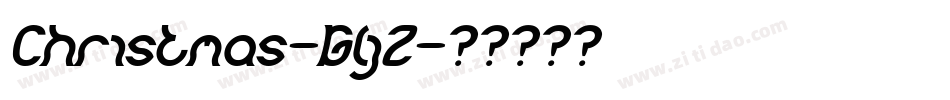 Christmas-GljZ字体转换
