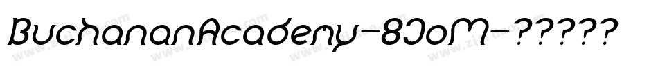 BuchananAcademy-8JoM字体转换