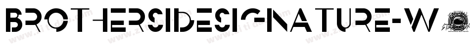 BrothersideSignature-w13o6字体转换