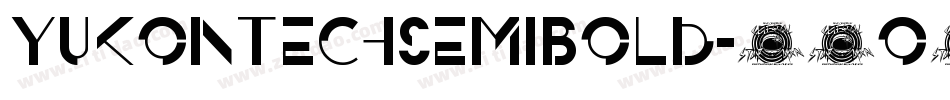 YukonTechSemiBold-34o6字体转换 YukonTechSemiBold-34o6字体转换