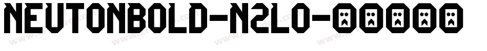 NeutonBold-n2LO字体转换